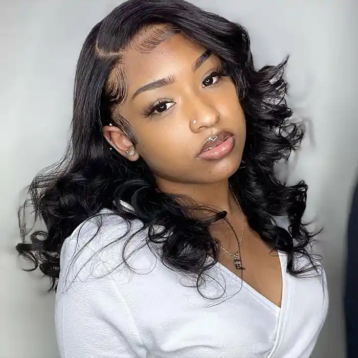 Raw & Virgin Loose Wave Bob Wig HD Lace Wigs Shoulder Bob Wig