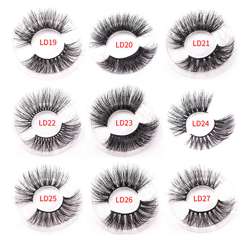 Wholesale Magic Mink Lash Extension 25mm 3D Handmade Mink Eyelashes