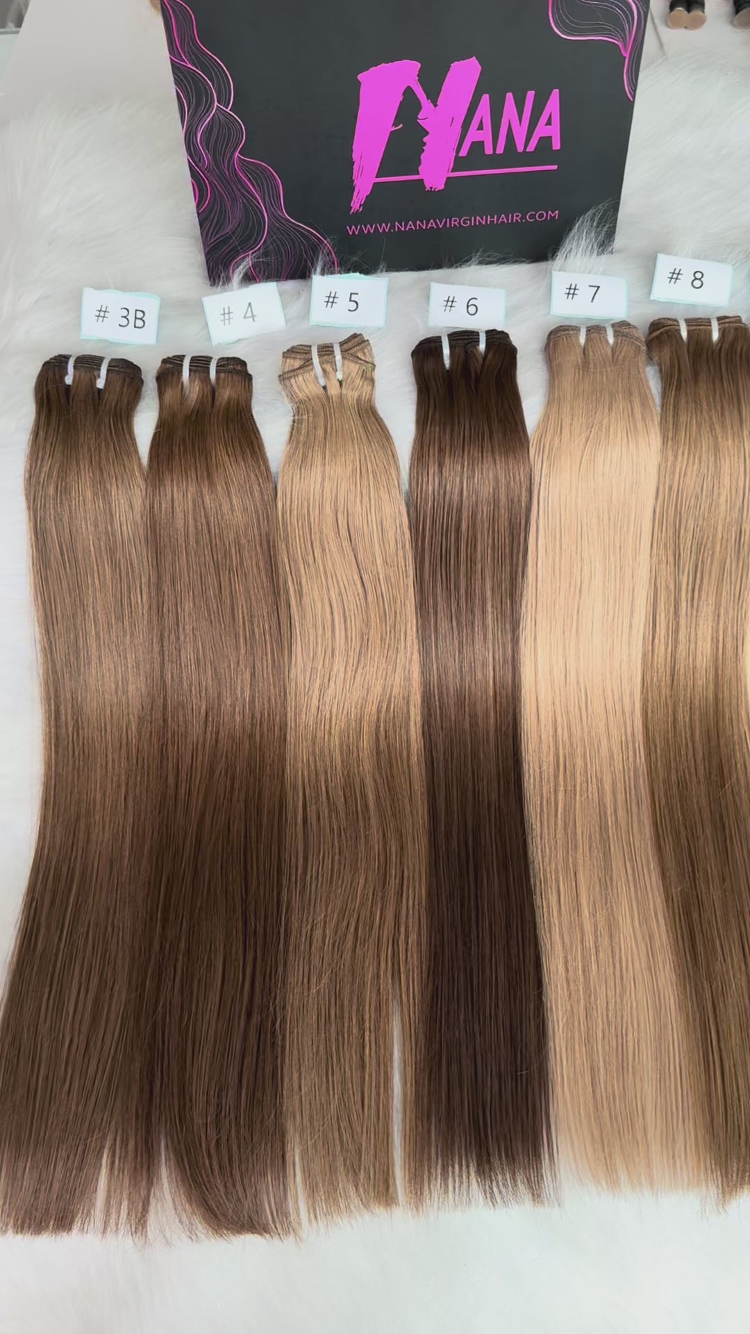 Top quality Luxe Virgin Human Hair color hair bundles