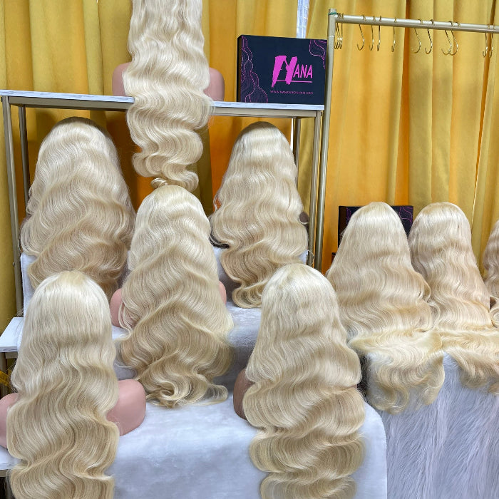 Raw 613 Body Wave HD 13x6 13x4 Frontal Wig Blonde Body Wave Frontal Wig