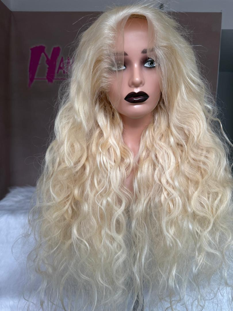 Raw 613 Body Wave HD 13x6 13x4 Frontal Wig Blonde Body Wave Frontal Wig
