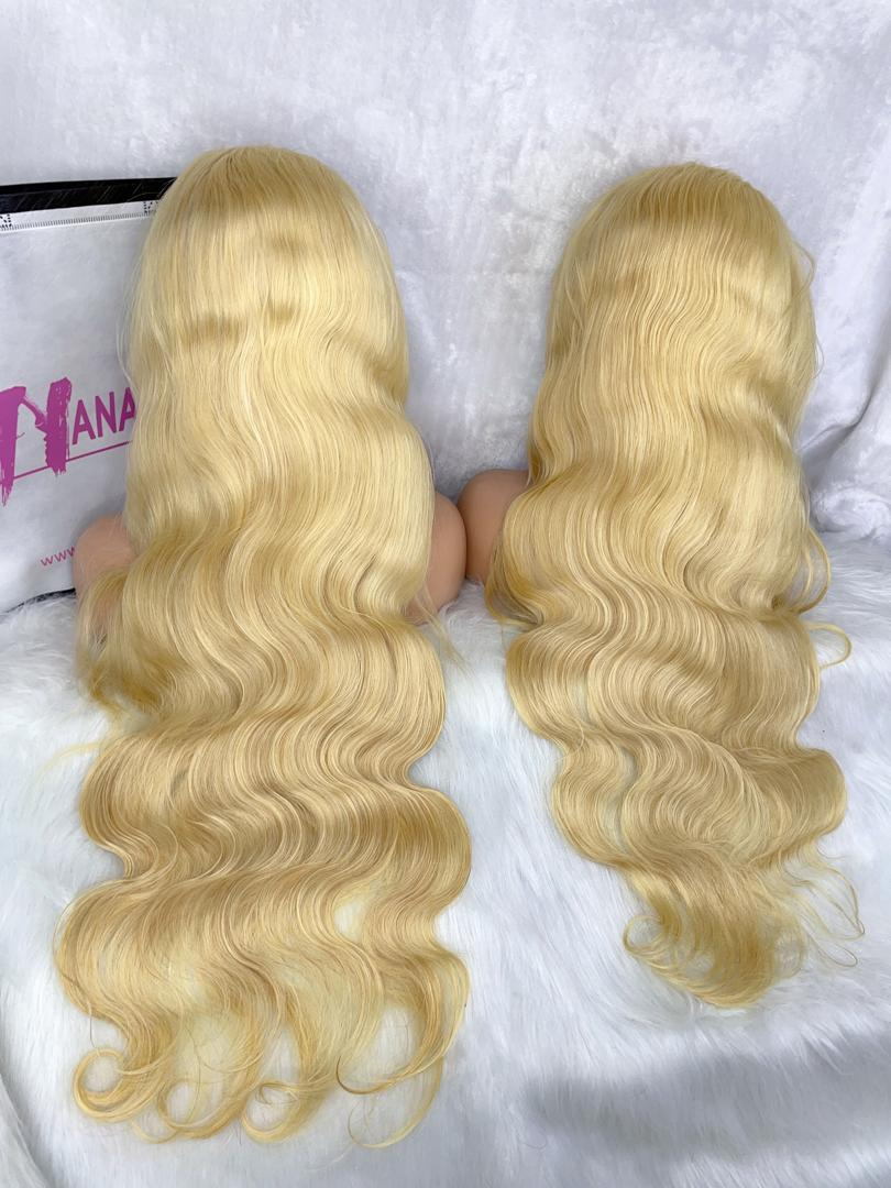 Raw 613 Body Wave HD Closure Wig 7x7 6x6 5x5 4x4 2x6 Blonde Body Wave Wig