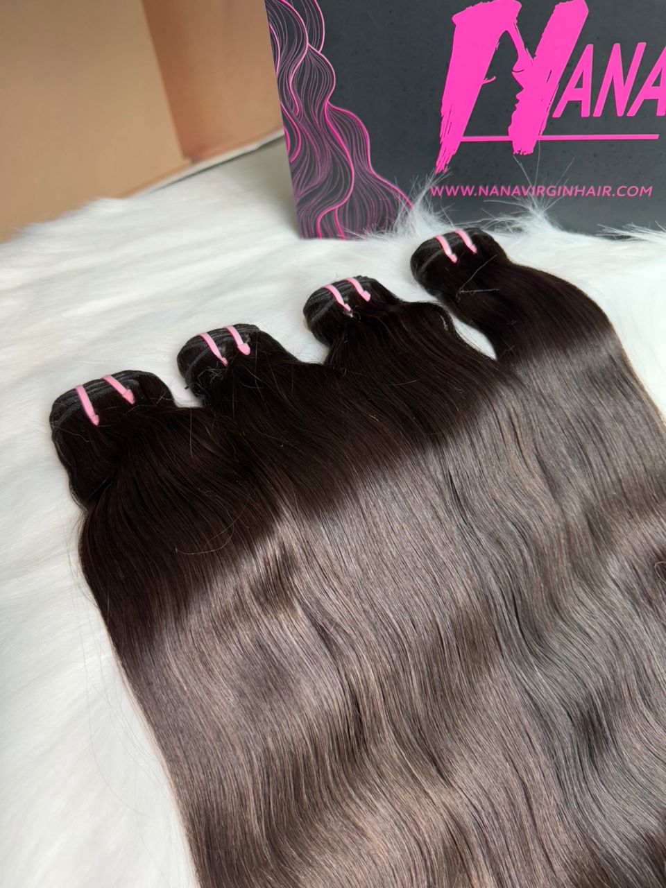 Raw Indian straight Hair Bundles From One Donor