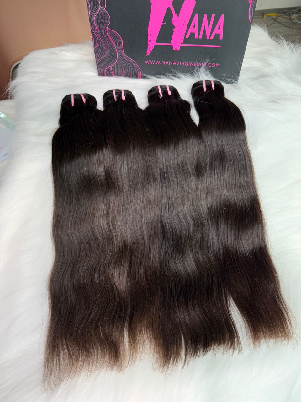 Raw Indian straight Hair Bundles From One Donor