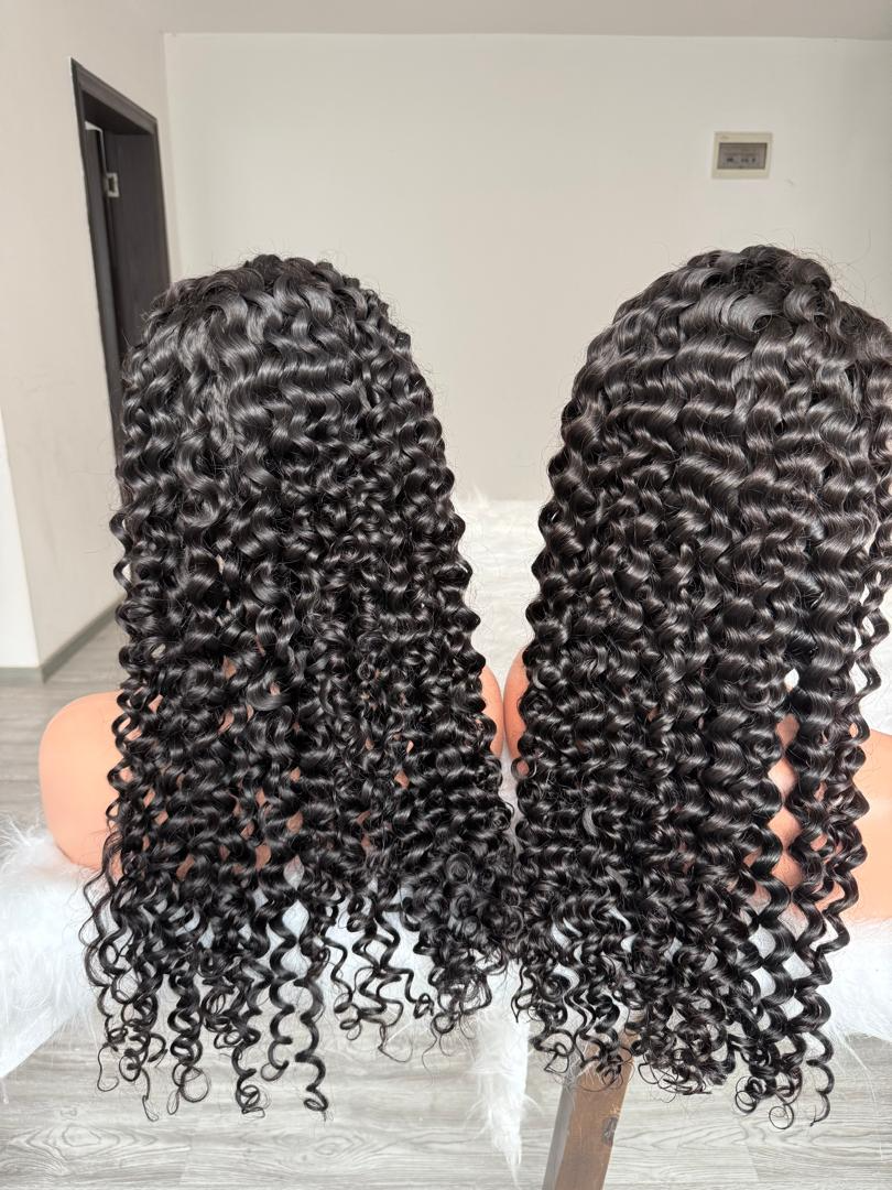 200% Raw Half Wig Density None Lace Wig Wear And Go Wig