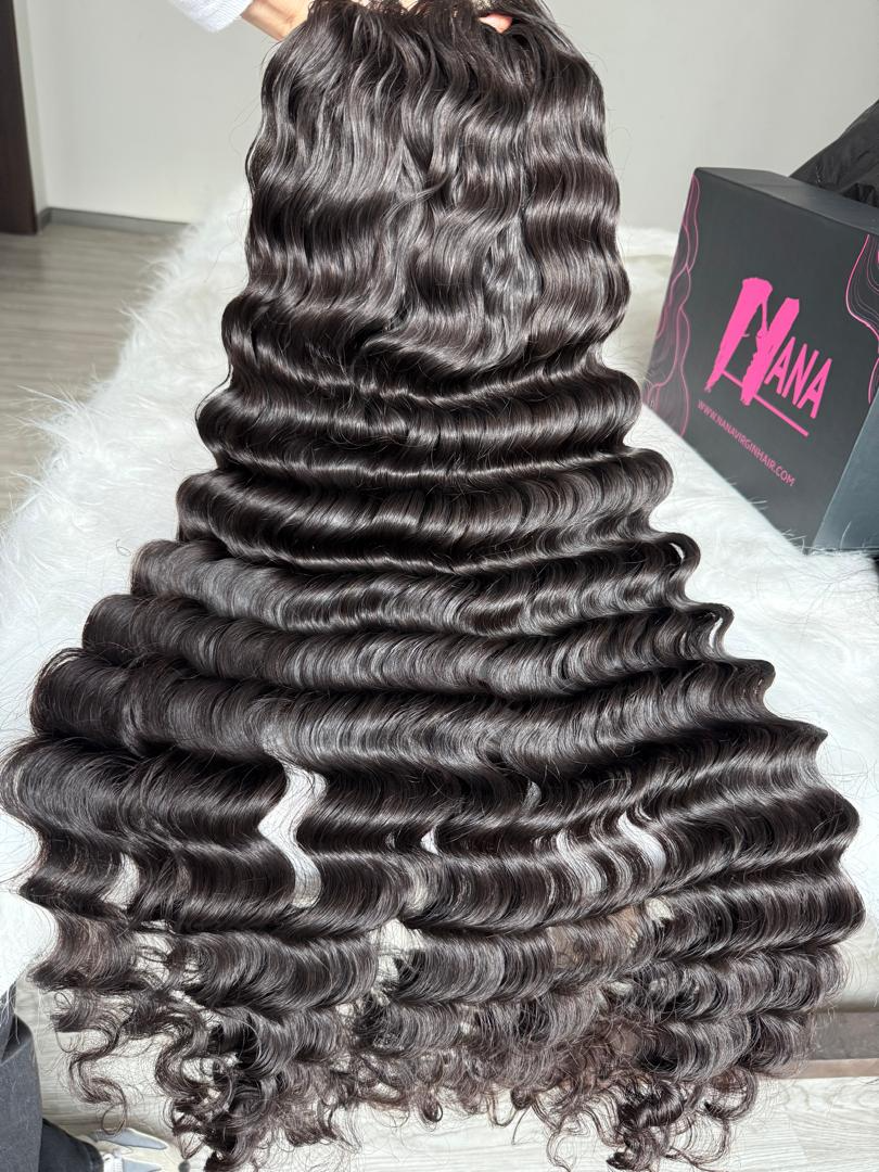 200% Raw Half Wig Density None Lace Wig Wear And Go Wig