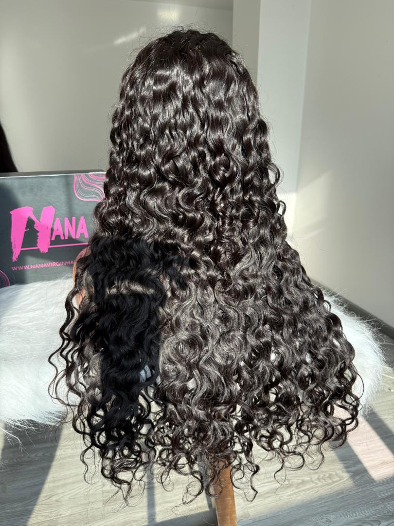 200% Raw Half Wig Density None Lace Wig Wear And Go Wig
