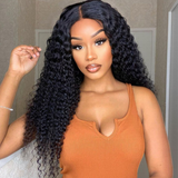 Raw Hair Glueless Curly 13x6 13x4 HD Lace Frontal Wig Deep Curly HD Lace Human Hair Wigs Plucked Hairline