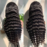 Raw Hair Glueless Deep Wave Human Hair Wigs Loose Deep Wave 13x4 13x6 Lace Frontal Wig 160% 200% Density Pre Plucked 13x6 HD Lace Wigs