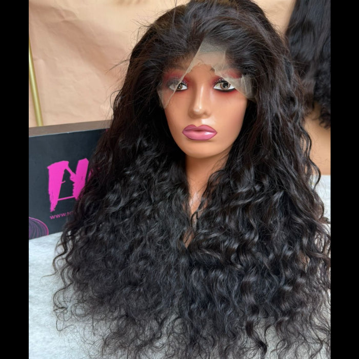raw indian curly wig