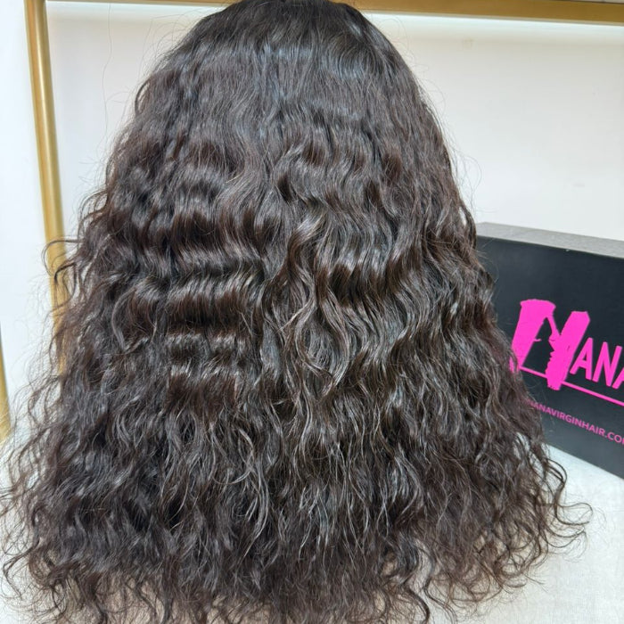 raw indian curl wig
