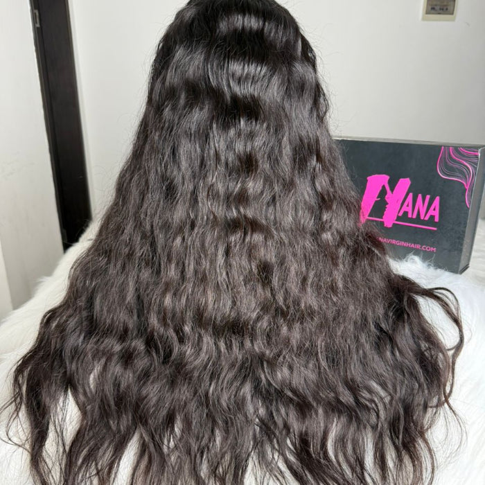 raw indian way wig Long black hair 