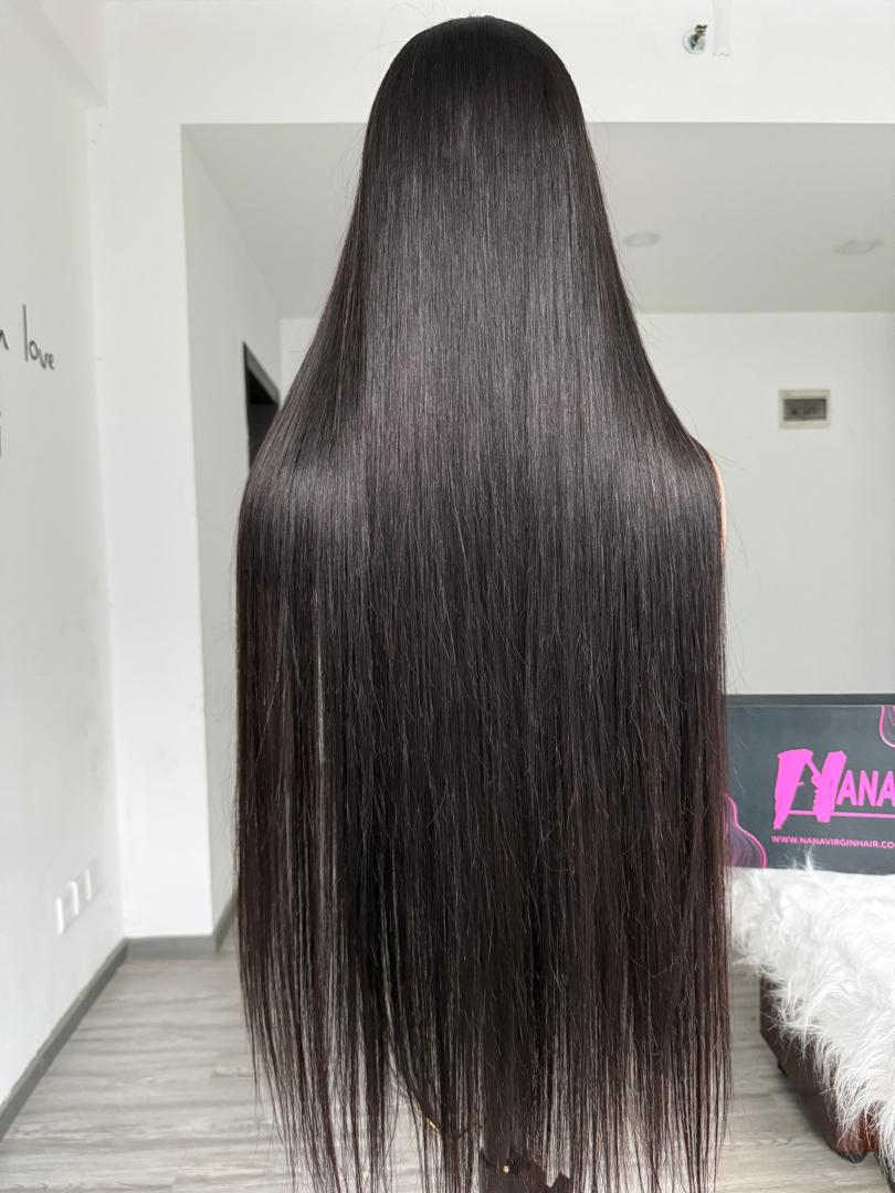 160% Raw Half Wig None Lace Wig Wear And Go Wig 160% Density