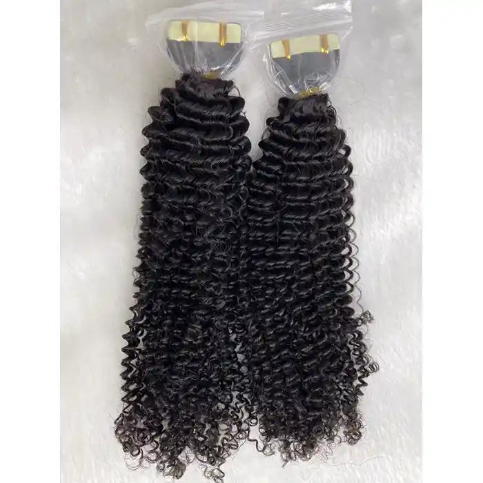 tied extensions tape in hair extensions