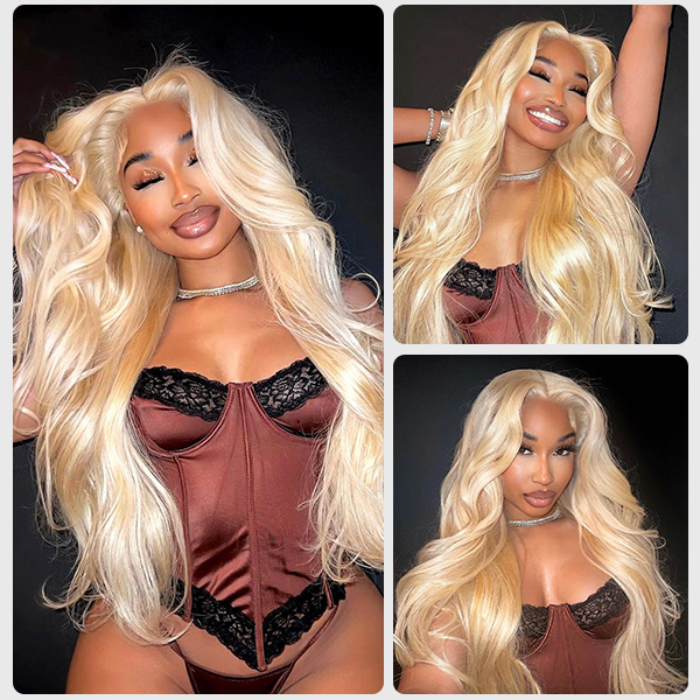 virgin hair 613 body wave wig