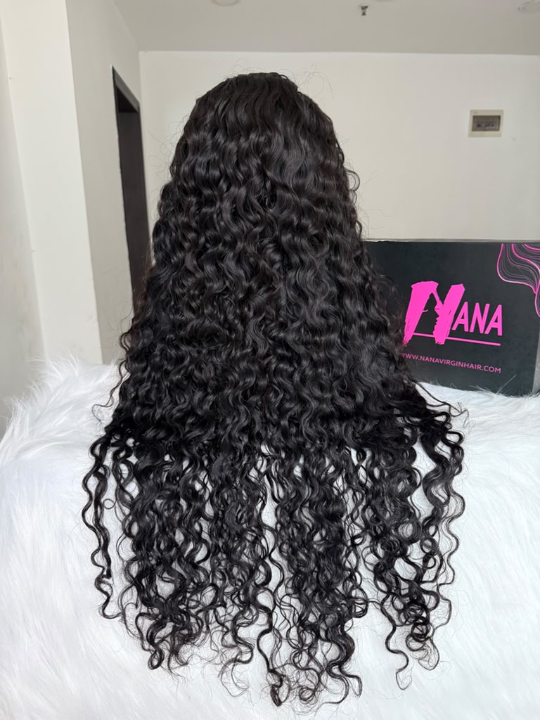 200% Virgin Half Wig None Lace Wig Wear And Go Wig 200% Density