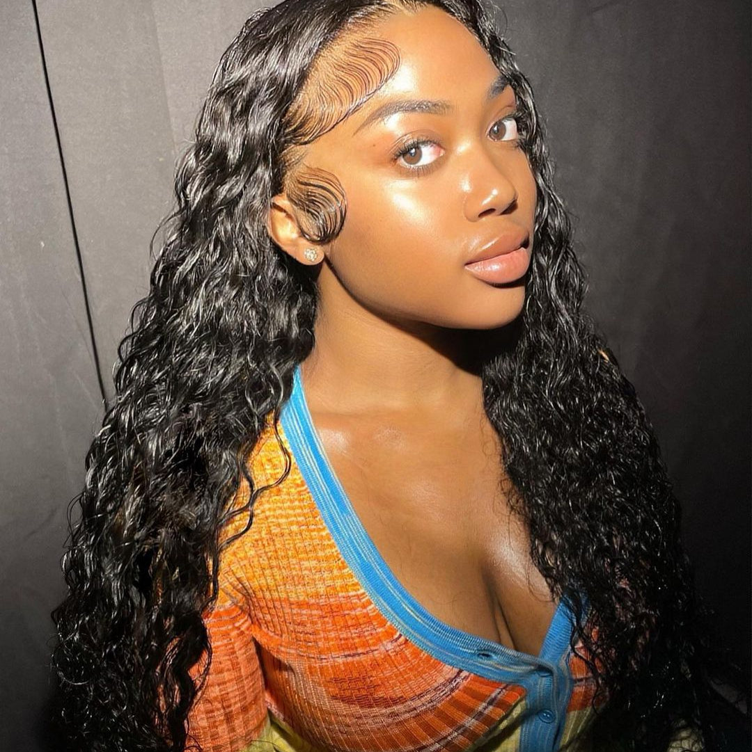 Water Wave Lace Frontal Wig
