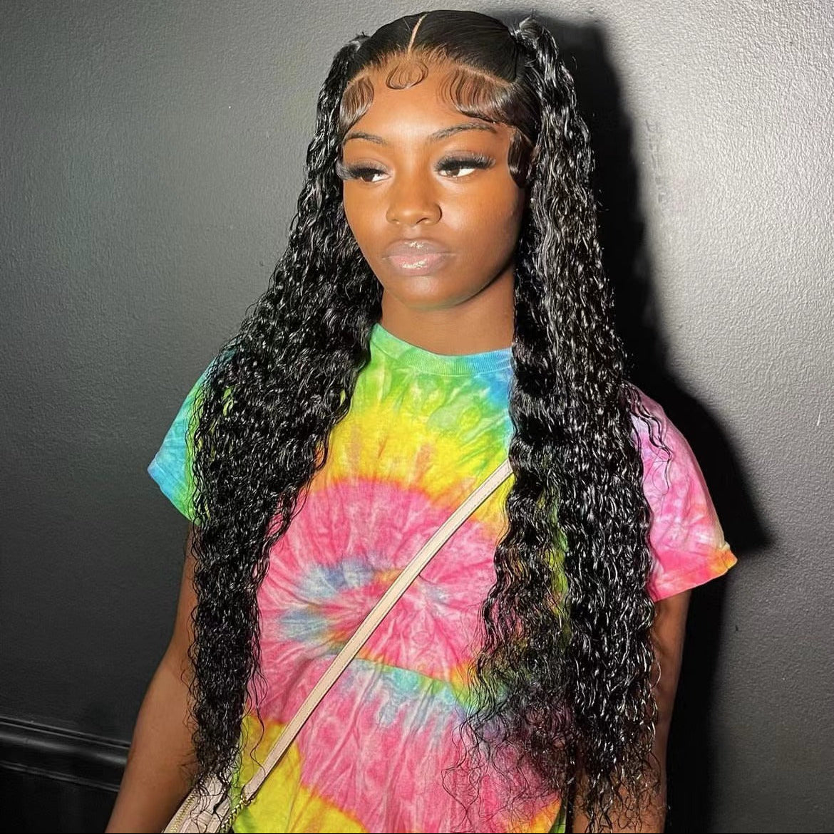wet wavy wig