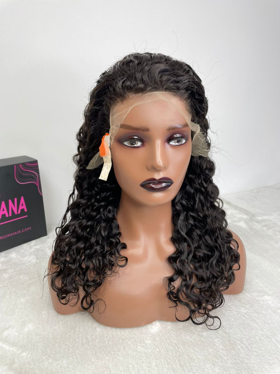 Wet Wavy Hair
