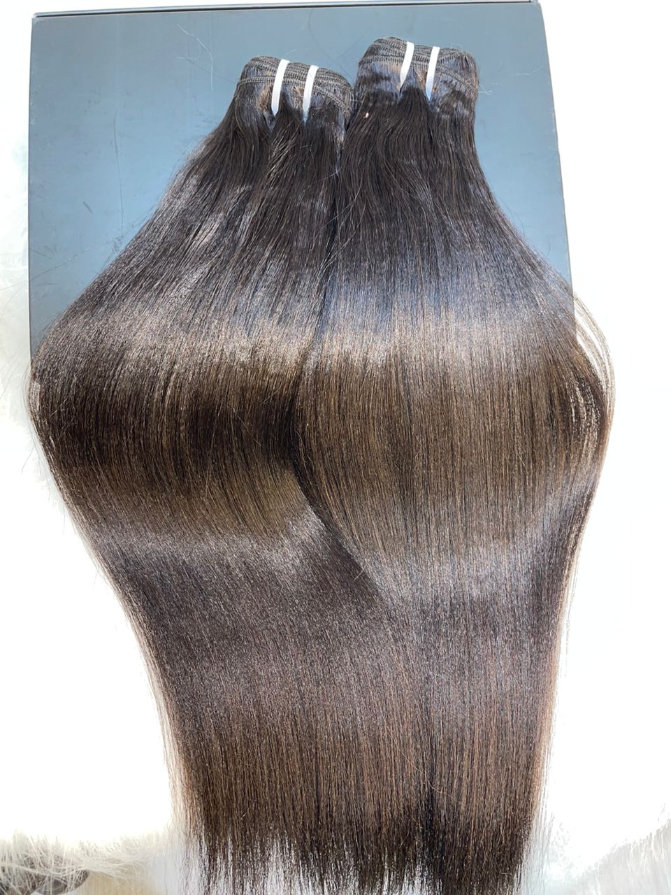 Indian Virgin human hair Light Yaki Straight bundle deal 1 bundle/ 3 bundle /4 bundles